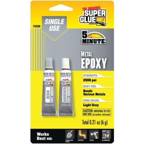 Super Glue 5 Minute Metal Epoxy - Light 
