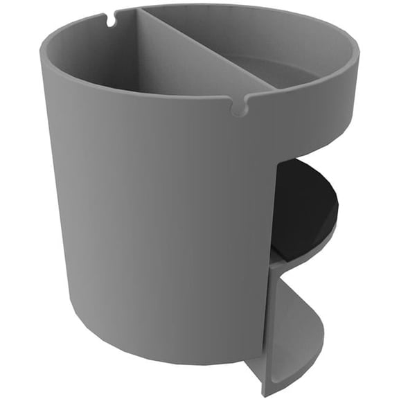 Deflecto, Small Standing Desk Organizer, 1 Each, Gray