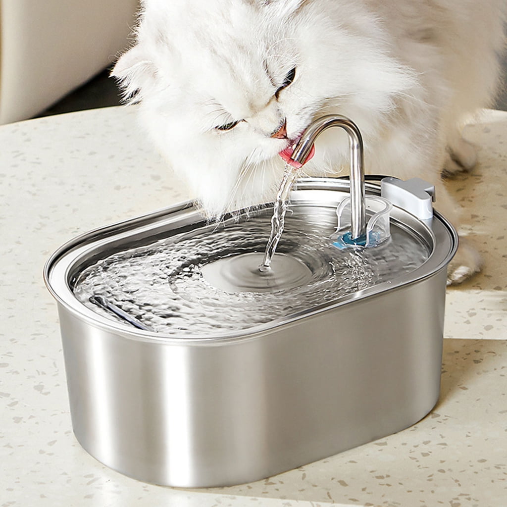Automatic Cats Water Fountain Cats Feeding Bowl Pet Drink Bowl Large Capacity Pet Drinking Water Dispenser for Cats