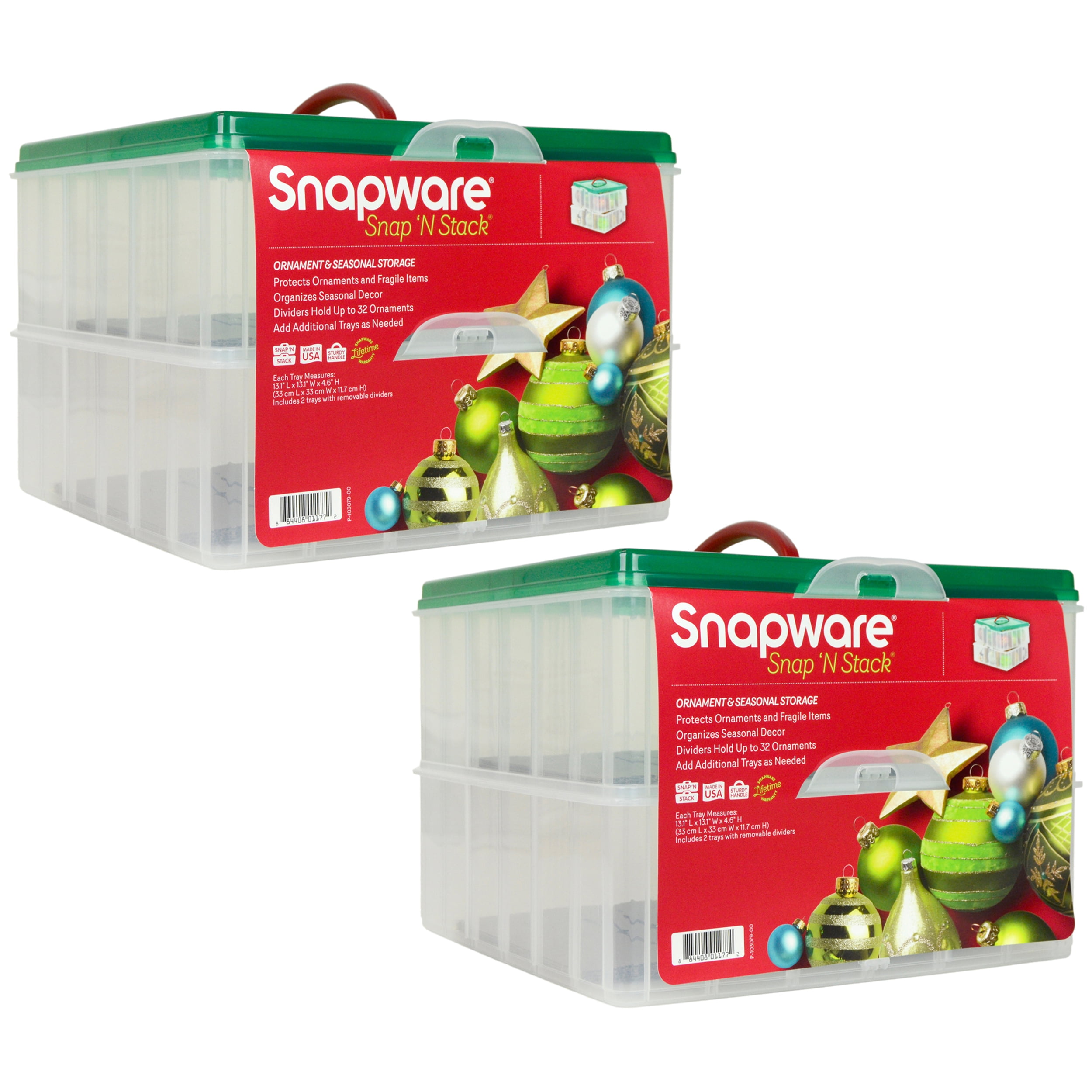 Snapware® Snap 'N Stack 3-Layer Ornament Keeper