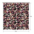 thumbnail image 5 of Waterproof Sweet Daisy Seamless Chrysanthemum Shower Curtain 72x72 Inch Boho Style Polyester Unique Shower Curtain for Bathroom Hotel Home Decor with 12 Plastic Hooks, 5 of 5