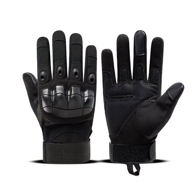 Guantes tácticos de nudillos duros con pantalla táctil para deportes al aire libre, motocicleta, ciclismo, entrenamiento táctico, tiro, caza