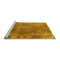 thumbnail image 2 of Ahgly Company Machine Washable Indoor Rectangle Medallion Yellow Traditional Area Rugs, 8' x 10', 2 of 4
