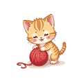 thumbnail image 6 of Cartoon Cat Theme Stickers, Waterproof Cat Theme Sticker for Water Bottle Laptop Phone Cases Planner Skateboard Luggage Helmet Party Favor Decor, Ideal for Adults Teens Teacher Rewards, 6 of 9