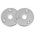 thumbnail image 4 of destyer 2pcs Universal Electric Guitar Jack Bass Output Socket Plate Cover Silver, 4 of 7