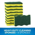 thumbnail image 5 of Dawn Heavy Duty Kitchen Dish Sponges, Green/Yellow (Pack of 9), 5 of 10