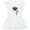 AA-White, variant on Inktastic Graduation Cap Unicorn Girls Toddler Dress