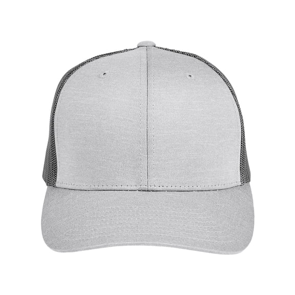 Team 365 TT802 by Yupoong Adult Zone Sonic Heather Trucker Cap (2 PACK)
