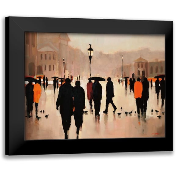 Christie, Lorraine 14x12 Black Modern Framed Museum Art Print Titled - Where We Once Walked