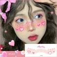 thumbnail image 1 of Facial Tattoo Patch Waterproof Makeup Tattoo Stickers Face Stickers\ N1J2, 1 of 7