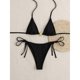 thumbnail image 3 of WILLBEST Traje de Baño Mujer Curvy conjunto de Bikini de Dos Piezas con Cuello Halter Triangular Tanga Sexy Traje de Baño con Cordones Laterales, 3 of 6