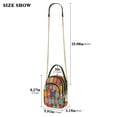 thumbnail image 2 of FORMRS Crossbody Bag for Women Quilted Travel Shoulder Cell Phone Purse with Chain Strap Handbag, Beige Jar, 2 of 7