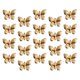 thumbnail image 3 of 20 piezas de adornos de mariposa de aleación para manualidades, fabricación de joyas, adornos Yuyangstore Mariposa de la aleación del encanto, 3 of 5