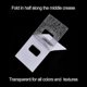 thumbnail image 3 of 10 pcs Clear Vertical Blind Repair Tabs, Blind Replacement Slats Fixer Parts, Foldable Design Blind Repair Shutters, 3 of 5