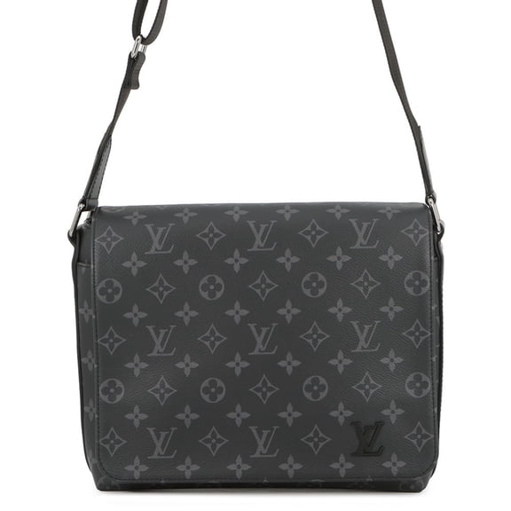 Pre-Owned Louis Vuitton Shoulder Bag Monogram Eclipse District PM NV2 M45272 Handbag Black...
