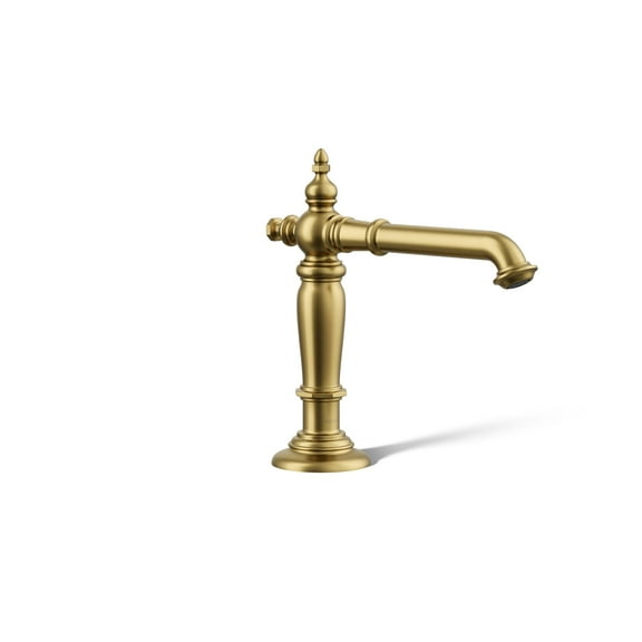 Kohler K-72760-2MB Artifacts Bathroom Sink Spout with Column Design, Vibrant Moderne Brushed Brass