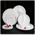 thumbnail image 3 of Disposable Plastic Circular Plates, Vegetable Plates, Barbecue Fruit Plates, Cake Plates 6 inches, 3 of 6