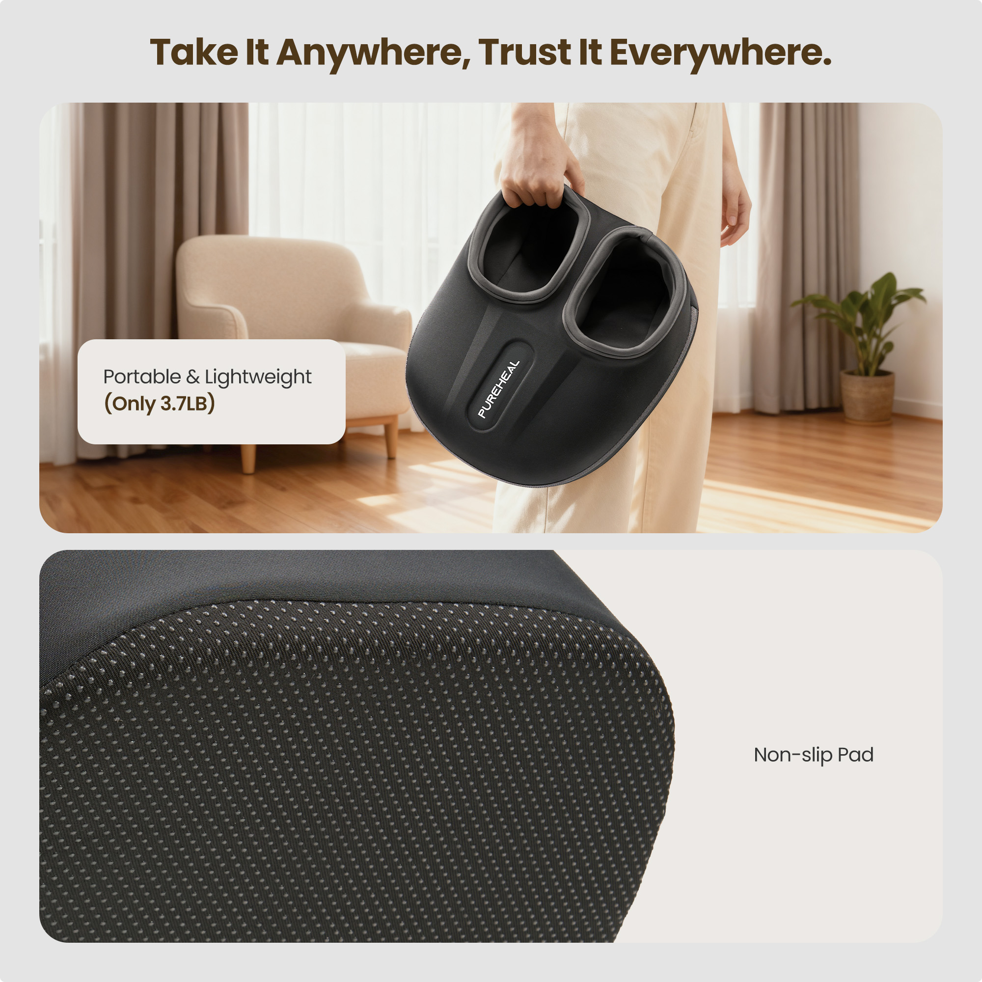 Pureheal Shiatsu Foot Massager with Heat photo 5