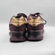 thumbnail image 5 of New Balance Men's Size 10 US 574 Molten Metal Maroon Metallic Gold Sneakers, 5 of 6