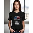 thumbnail image 1 of All Began In 1492 American Italian Christopher Columbus Gift Unisex T-Shirt Short Sleeve Crew Neck Casual Top for Spring & Summer, Lightweight Summer & Spring Tee, Machine Washable, 1 of 6