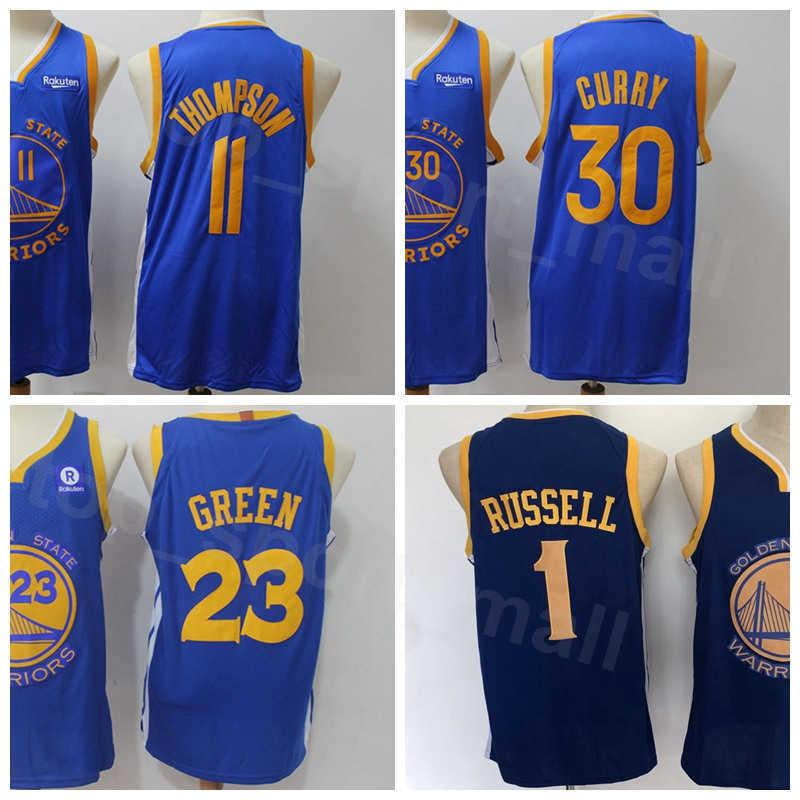 NBA_ jersey Hot Basketball Draymond Green Jersey 23 Stephen Curry 30  Thompson 11 Edition Earned City Stithched Breathable Navy Bl''nba''jerseys  