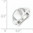 thumbnail image 2 of 925 Sterling Silver Signet Ring, 2 of 6