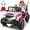 Pink, variant on Joyracer 800W 24 Volt Ride on Toys, 4WD/2WD 3 Speeds Oversized Power Car Wheels, 2-Seater Ride on Truck with Remote Control, Electric Car Gift for Kids with Music, Bluetooth, Horn, Light, Green