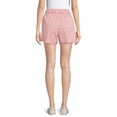 thumbnail image 5 of No Boundaries Juniors' Super High Rise Tie Front Shorts, 5 of 5