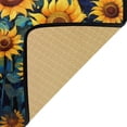 thumbnail image 7 of SKYSONIC Van Gogh Style Sunflower Area Rug 39x20 in, Stain Resistant Comfy Carpet Throw Rug with Elastic Cotton Interlayer for Kitchen Bathroom Living Room Bedroom, 7 of 7