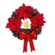 thumbnail image 1 of Ganfancp 2024 Grandes Coronas de Navidad para La Puerta Artificial Iluminado Corona de Navidad con Lazo Rojo Navidad Puerta Corona con Bola de Navidad Navidad Artículos En Liquidación Corona de Navid, 1 of 6