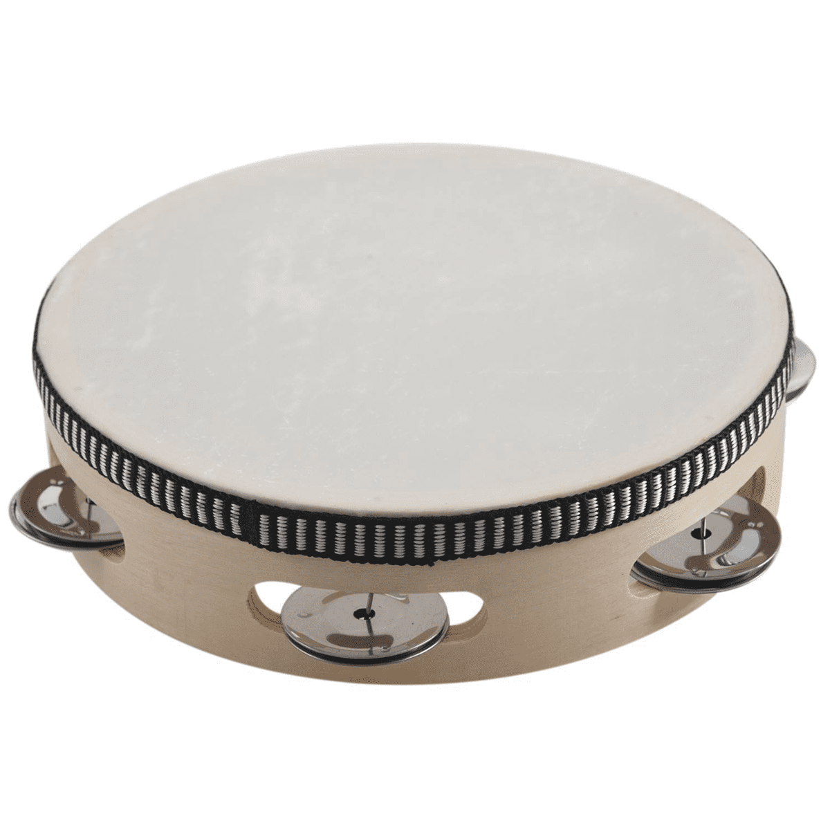 6X 7 Inch Musical Tambourine Tamborine Drum Round Percussion Gift for KTV