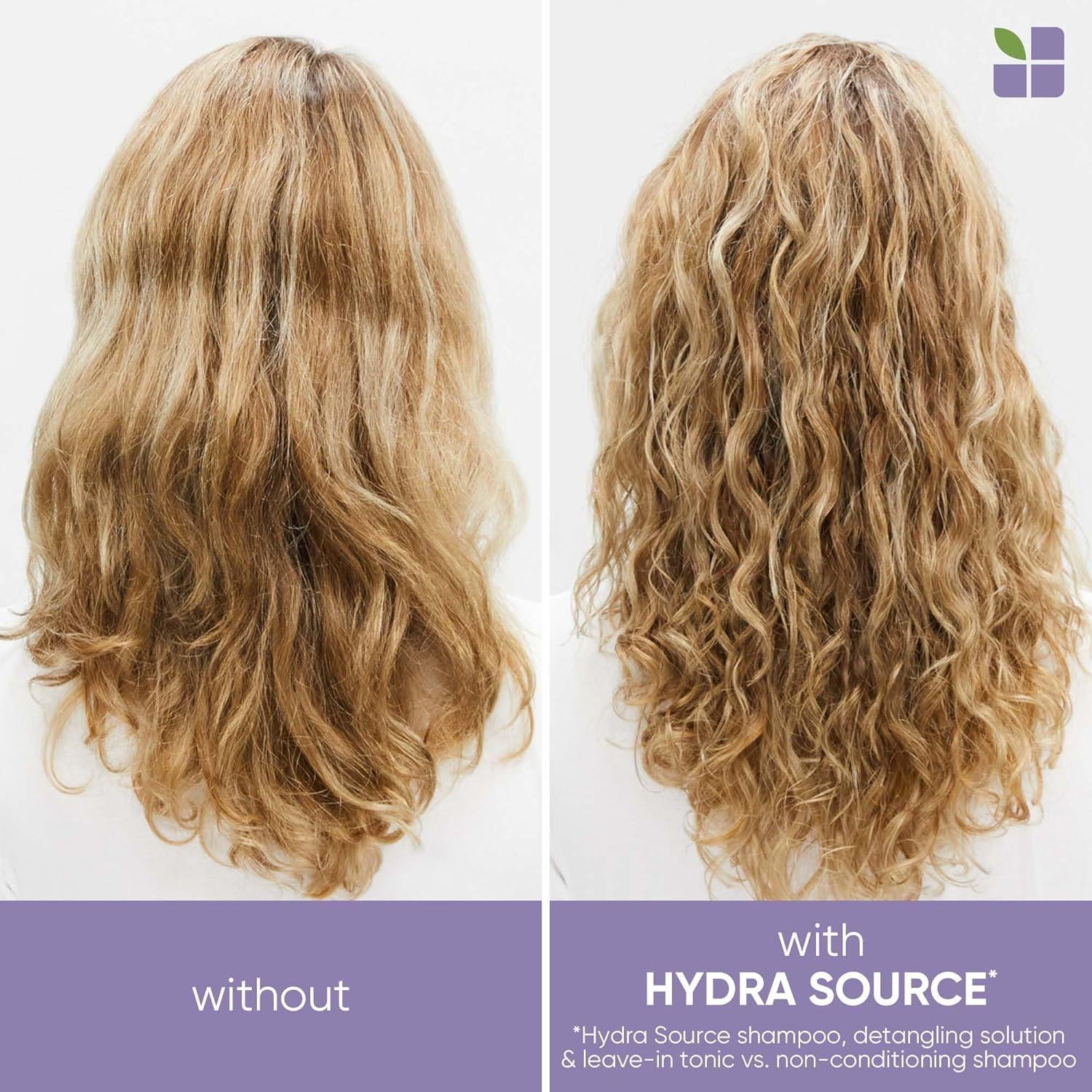 Matrix Biolage Hydrasource 33.8 oz shampoo and 33.8 oz Detangling Solution conditioner Set