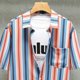 thumbnail image 4 of Camisas Para Hombre Manga Corta Moda de verano para hombre Casual Hawaiianss Imprimir Seaside Beach Solapa Botón Camiseta Camisa de manga corta Camisa Ropa de playa (Red, XL), 4 of 7