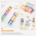 thumbnail image 5 of IDEANATEGRATE 12 Rolls Washi Tape Journal Supplies And Pen Writing Compatible, 5 of 8