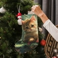 thumbnail image 5 of Sikiie Cute Kitten Water Lilies Christmas Stockings,18 Inches Christmas Stockings Xmas Hanging Stockings for Family Christmas Decorations & Gifts, 5 of 7