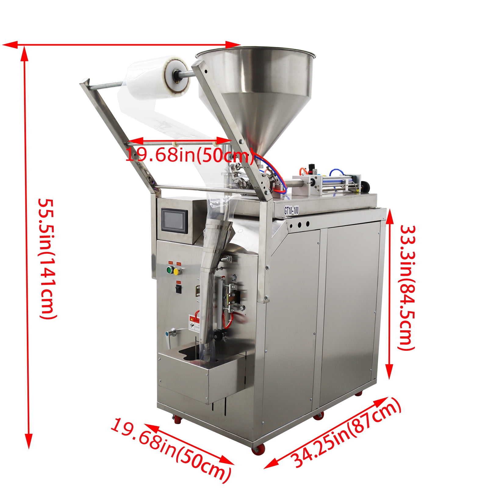 10-100ML Filling Machine Automatically Quantitatively Subpackages Stainless Steel Commercial 110V