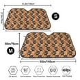 thumbnail image 3 of Kdxio Dog Print Windshield Sun Shade,UV Rays and Sun Heat Protection,Sunshade for Car Windshield,Car Shade Front Windshield - Medium, 3 of 6