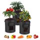 thumbnail image 2 of 3 paquetes de bolsas de cultivo de plantas de 10 galones con dos asas transpirables Afortunado Sencillez, 2 of 4