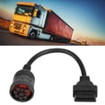 thumbnail image 5 of DOACT Truck Diagnose Interface Adapter, Female 16 Pin OBD2 Adapter,Truck Diagnose Interface Female 16 Pin OBD2 9 Pin Adapter Cable for Automotive Diagnostic Tool, 5 of 7