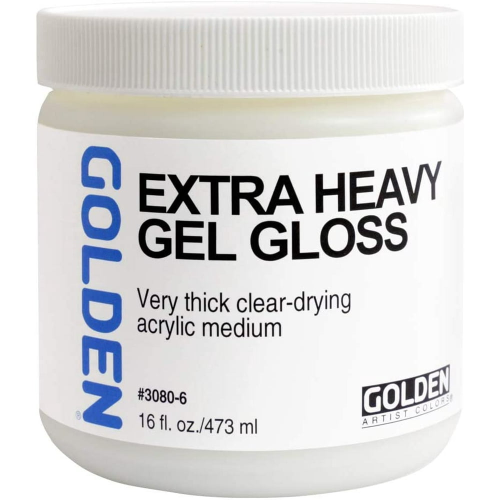 Golden Artist Colors 16 Oz Extra Heavy Gel Gloss Acrylic Medium