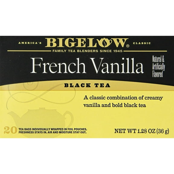 Bigelow , French Vanilla , Black Tea , 3 X 20 Tea Bags , Pack of 3