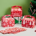 thumbnail image 3 of Joyfy 24 Pcs 3D Christmas House Gift Boxes for Holiday Xmas Presents, Goodie Paper Boxes, School Classroom Party Favor Supplies, Candy Treat Cardboard Cookie Wrapping Boxes, 3 of 10