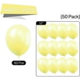 thumbnail image 5 of Pastel Yellow Balloons 50 pcs 12 Inch Light Pale Yellow Balloons for Graduation Baby Shower Gender Reveal Easter Little Cutie Birthday Party Decorations Yellow-Q07, 5 of 12