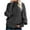 Dark Gray, variant on Utoimkio Women's Open Front Cardigan Sweaters Long Sleeve V Neck Button Down Lightweight Knit Sweaters Casual Loose Fit Knit Short Cardigan Fall Outwear Coats