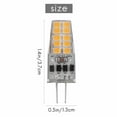 thumbnail image 6 of Rollbacks & More 10PCS G4 LED Bulb AC/DC12V-24V 3W Light 20LED 360 Beam Angle 2835SMD Replace 30W ,Warm White, 6 of 8