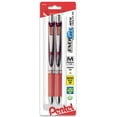 thumbnail image 1 of Pentel EnerGel RTX Retractable Liquid Gel Pen, Medium Line, Metal Tip, Orange Ink, 2-Pack (BL77BP2F), 1 of 4