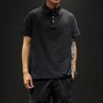 thumbnail image 2 of Camisetas casuales con cuello para hombre, ropa urbana cómoda, ropa holgada, top vintage, polo liso y elegante, camisetas para hombre al por mayor, 2 of 5