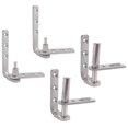thumbnail image 3 of 2 pack 304 Stainless Steel Swinging Hardware Saloon Door Hinges,S, 3 of 5