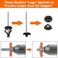 thumbnail image 3 of ORUYROP 3/16"x1" Tri Grip Rivets-50PCS-Tri-fold Marine Decorative Pop Rivets with Waterproof O Rings,Tri-Grip Rivets for Boat Canoe,Aluminum Blind Rivets Tri Grip Boat Kayak Rivets,Trifold Ri, 3 of 7