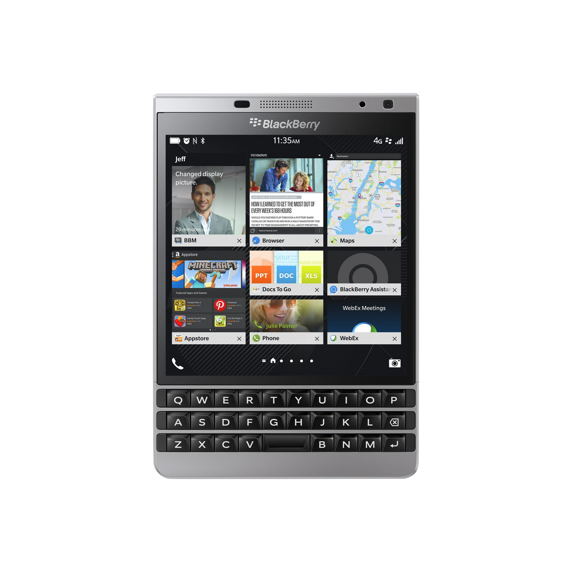 スマートフォン本体 BlackBerry Passport 32GB|3GB BlackBerry - Passport with 32GB Memory Cell Phone (Unlocked